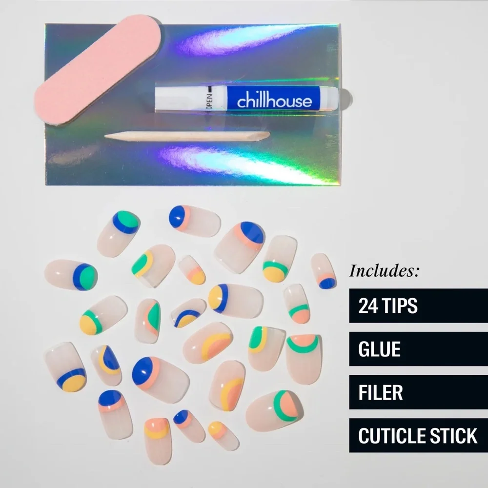 Chillhouse Chill Tips Fruit Hoops Signatures Press-On Nails